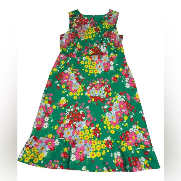 Springtime Floral Shift Dress | Talbots - Size 8 - Picture 3 of 13